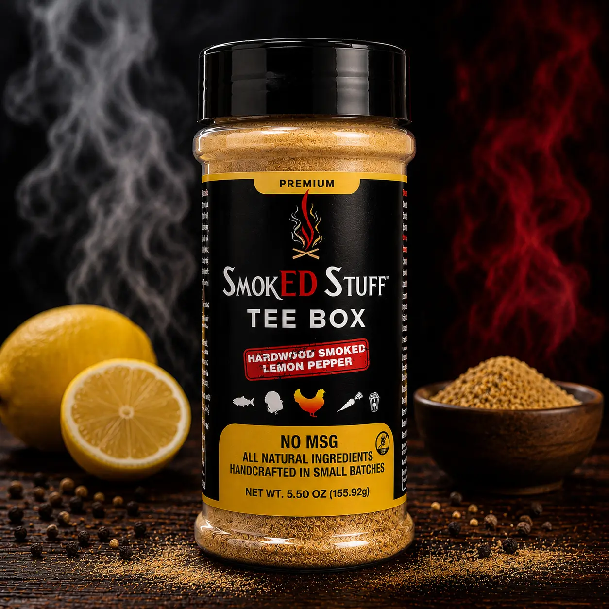 SmokED Tee Box Rub