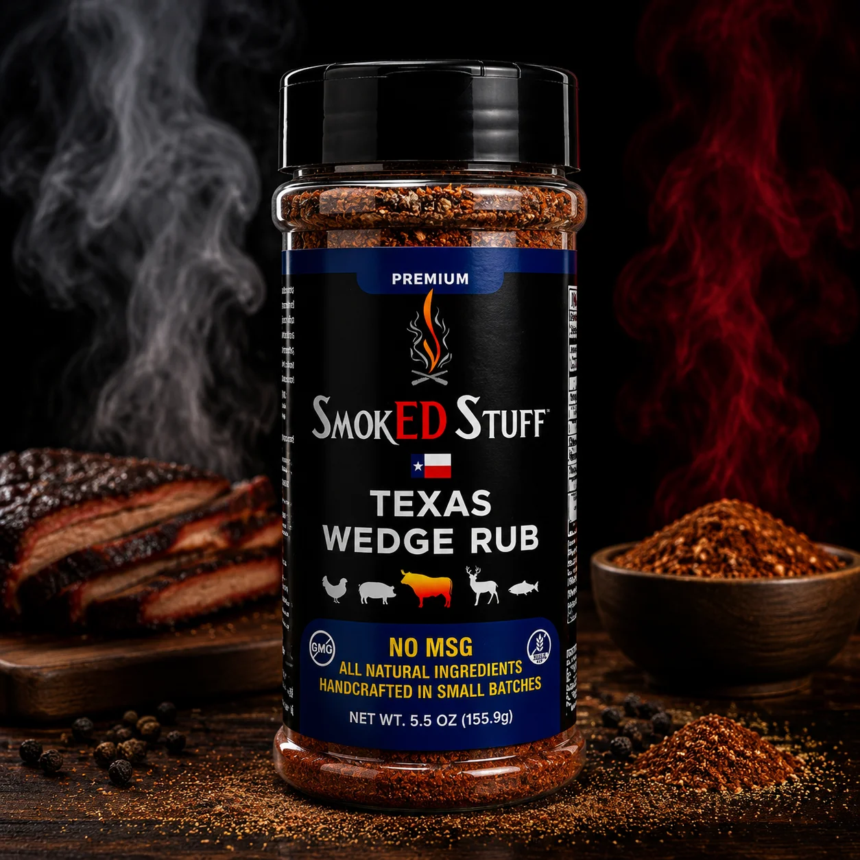 SmokED Texas Wedge Rub